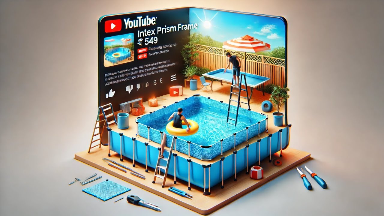 Intex Prism Frame Pool &Oslash; 549 - Vollst&auml;ndige Installations- und Wartungsanleitung