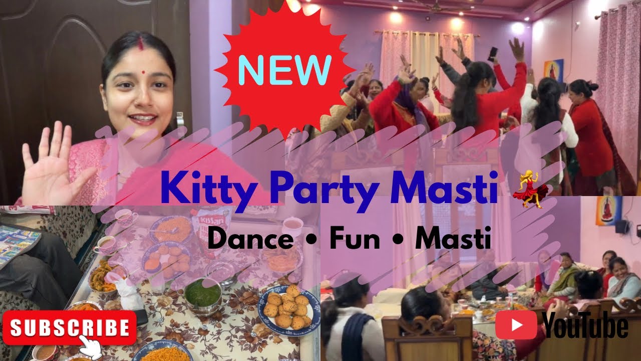 Kitty Party Vlog | Full Dance 💃 Fun & Unlimited Masti 😍