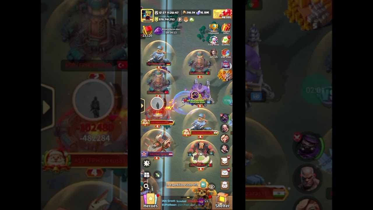 Enemy Buster 59 Vs 60 | Dark War Survival 