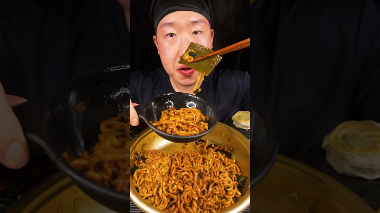 짜파구리 먹방!/Jjapaguri mukbang!  #asmr #mukbang #mukbanginternational #먹방 #food #eating
