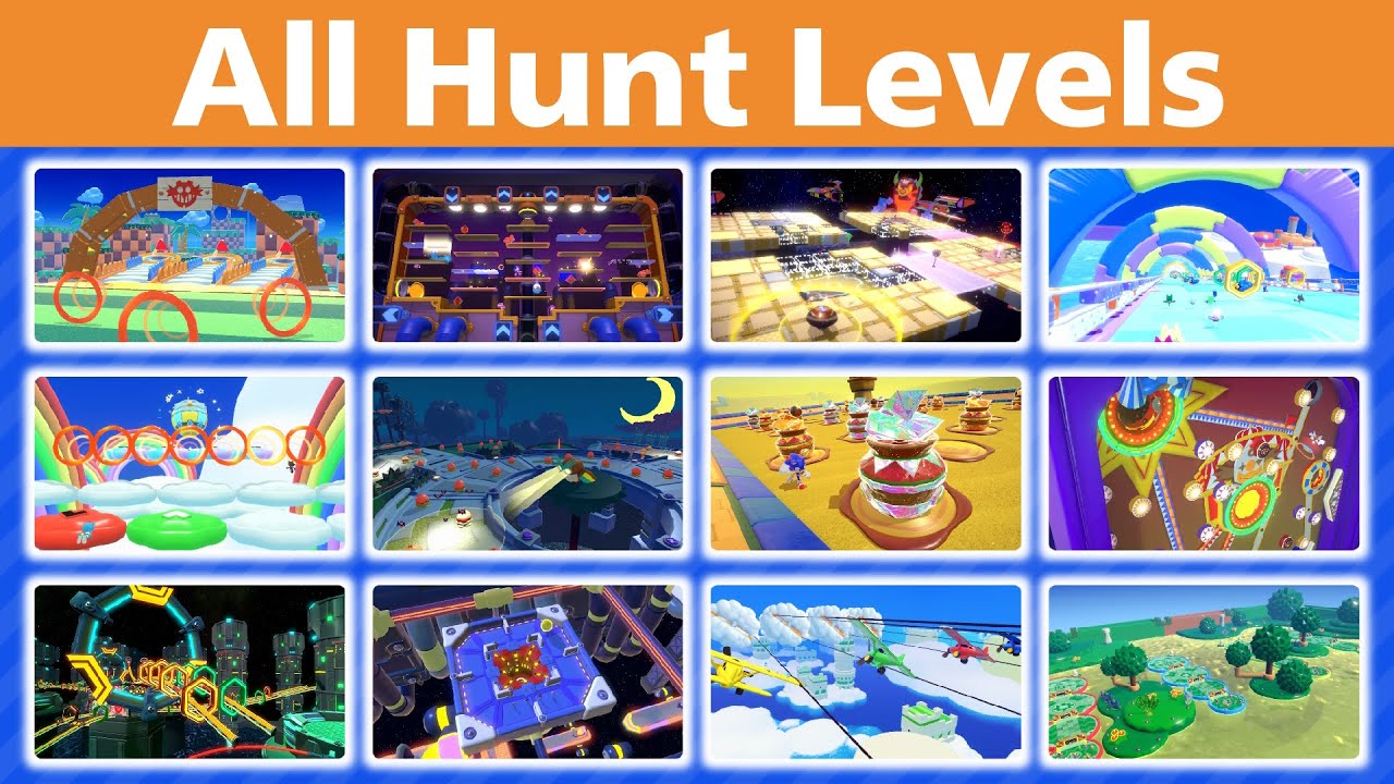 Sonic Rumble - All Hunt Levels
