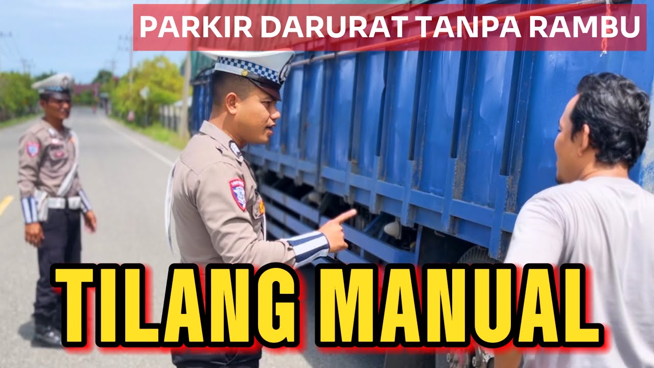 JANGAN BEGINI CARA PARKIR BISA BAHAYA DAN KENA TILANG