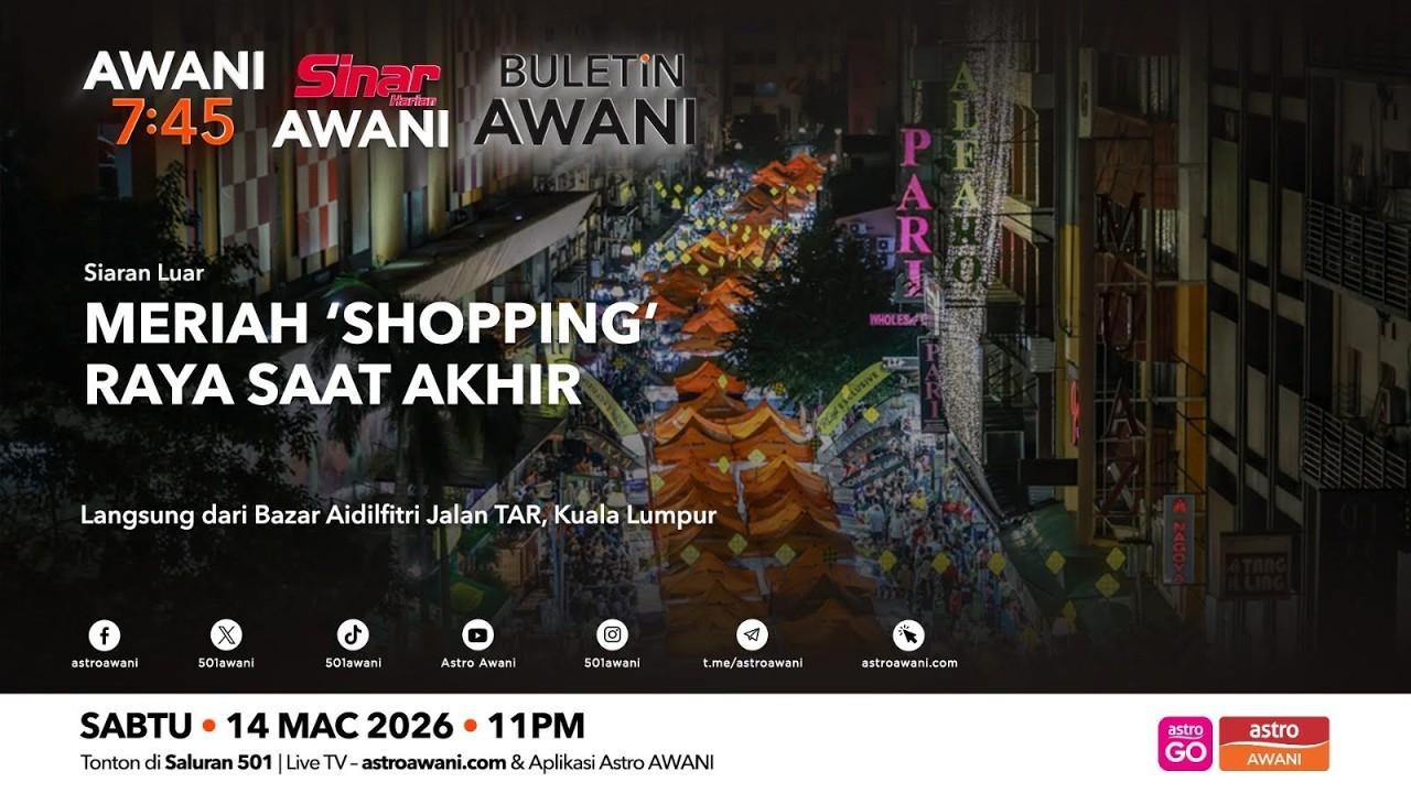 [LANGSUNG] #AWANI745 | 14 Mac 2026