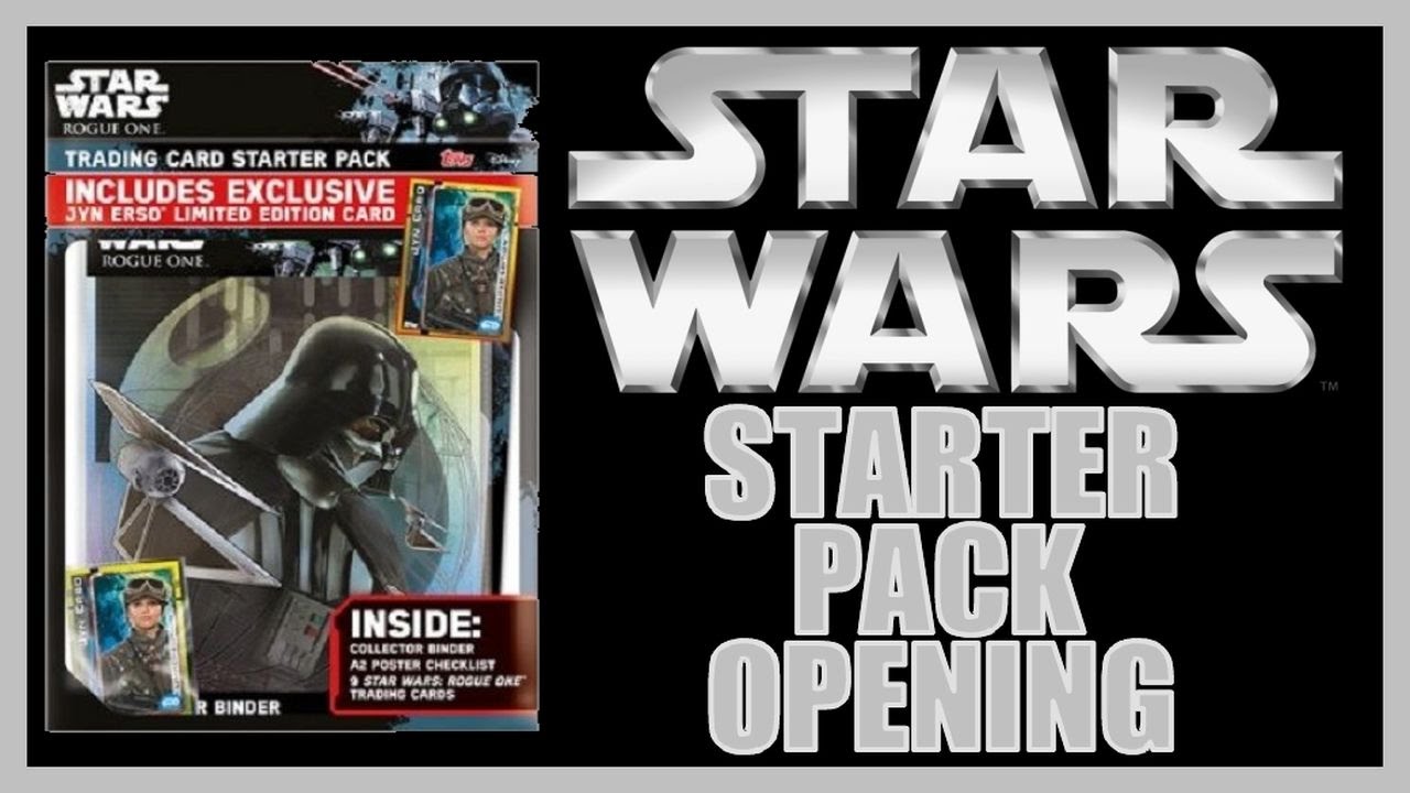 STARTER PACK ! | Topps STAR WARS ROGUE ONE (2016) Trading Cards | EXCLUSIVE LIMITED EDITION