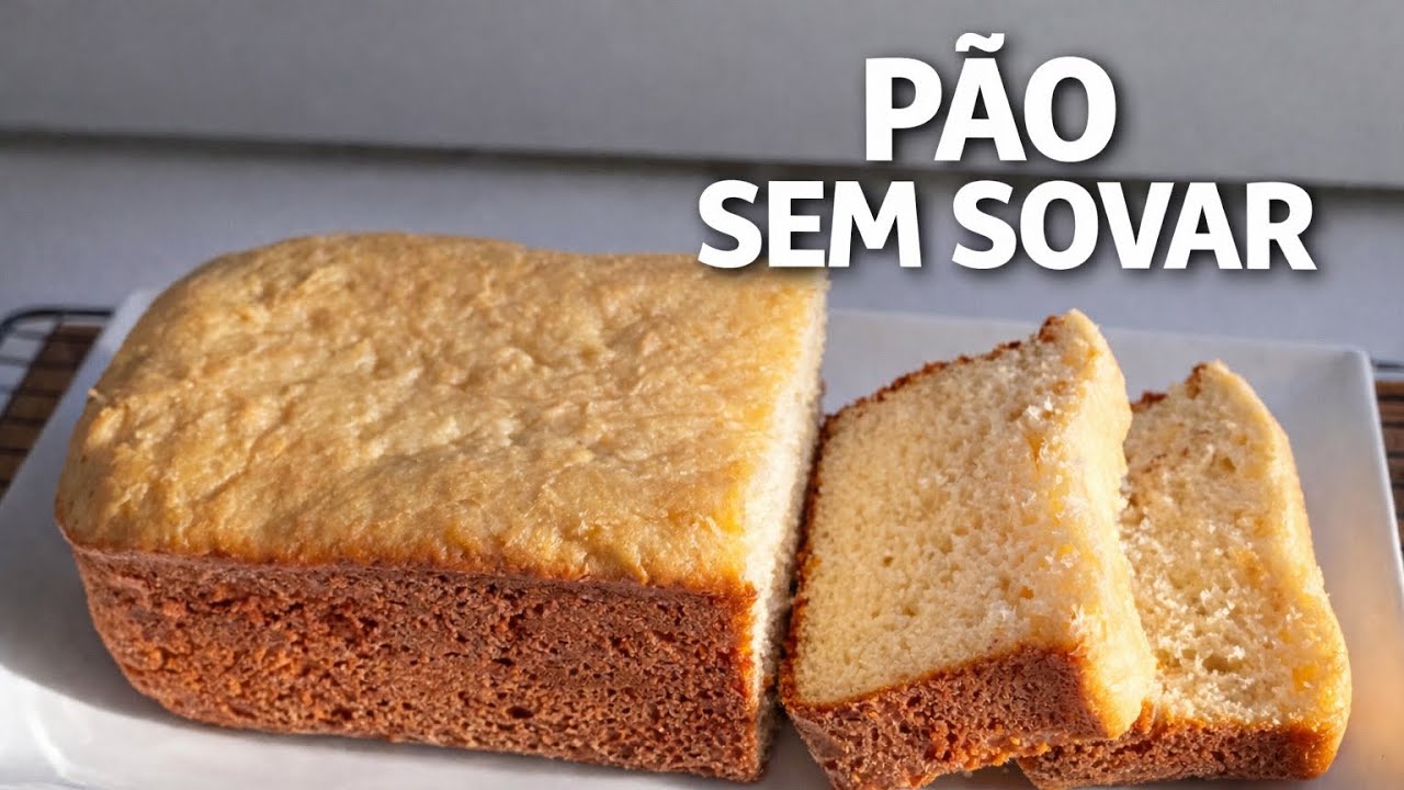 PÃO CASEIRO SEM SOVAR DE LIQUIDIFICADOR - Cresce Muito e Fica SUPER FOFINHO