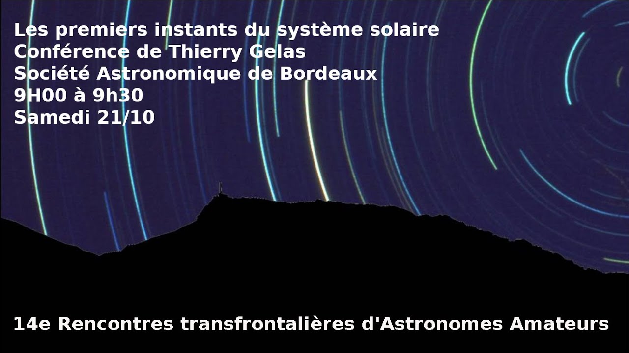 Les premiers instants du Système solaire
