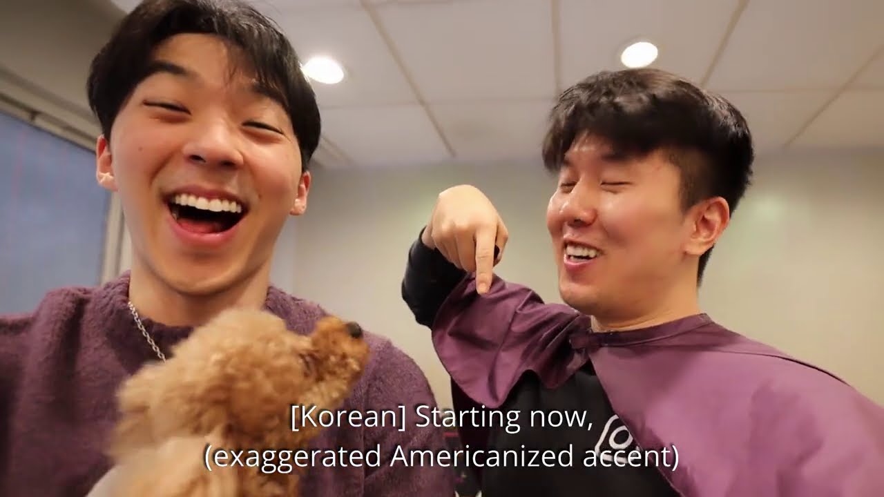 Speaking KOREAN ONLY Challenge (Cringe alert) [Ft. cutest puppies🐾]