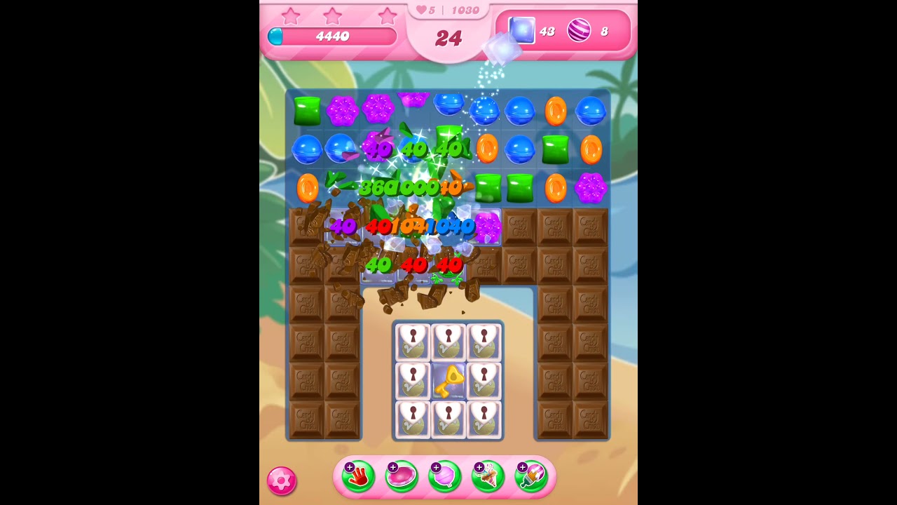 Candy Crush Level 1030 Mixed Mode