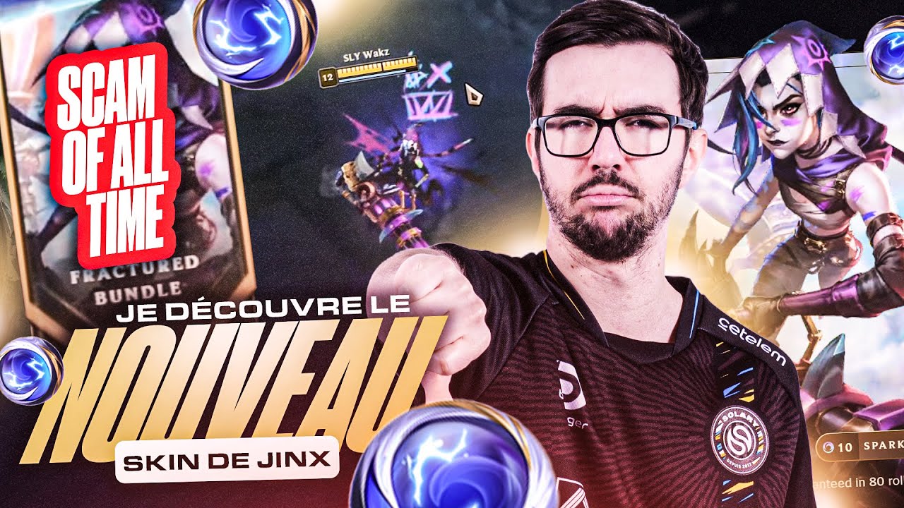 JE DÉCOUVRE LE NOUVEAU SKIN DE JINX : ARCANE FRACTURED JINX OMG C'EST INCROYABLE