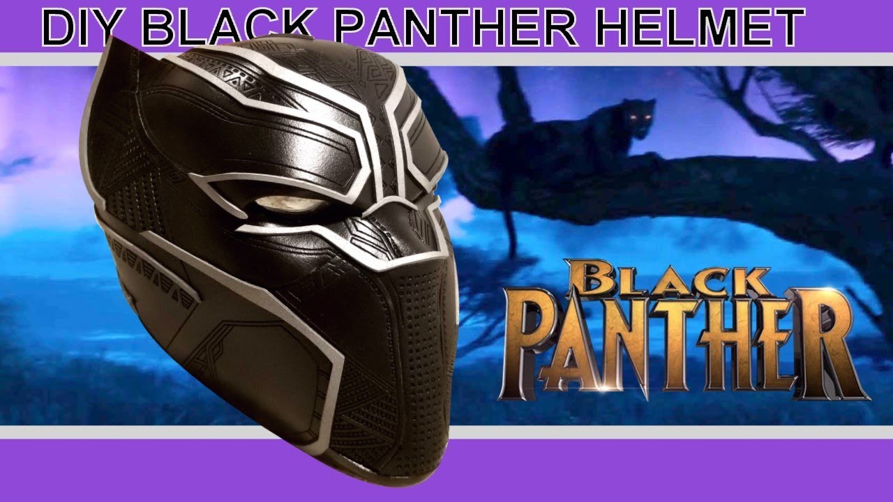 DIY BLACK PANTHER HELMET