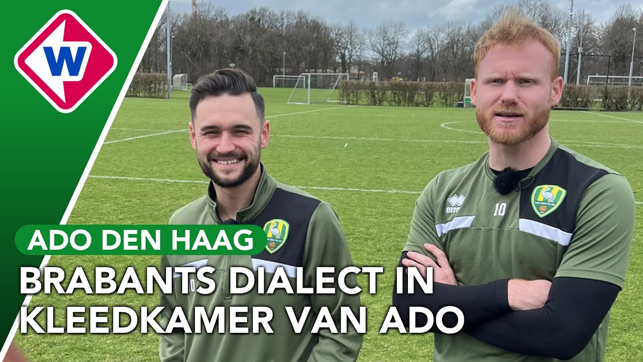 ADO-spelers Jort van der Sande en Alex Schalk over Brabantse en Haagse woorden