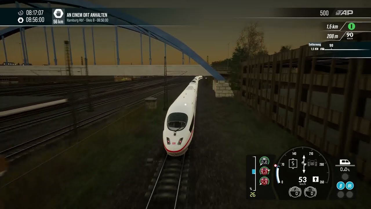 TSW 6 ICE 585 nach Hamburg Hbf