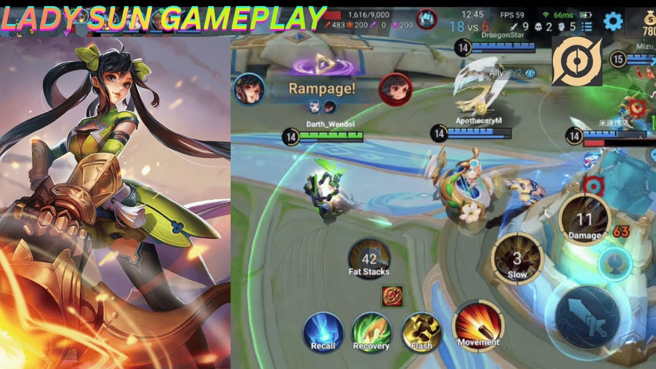 Lady Sun: The Most Aggressive Gameplay You’ll See Today