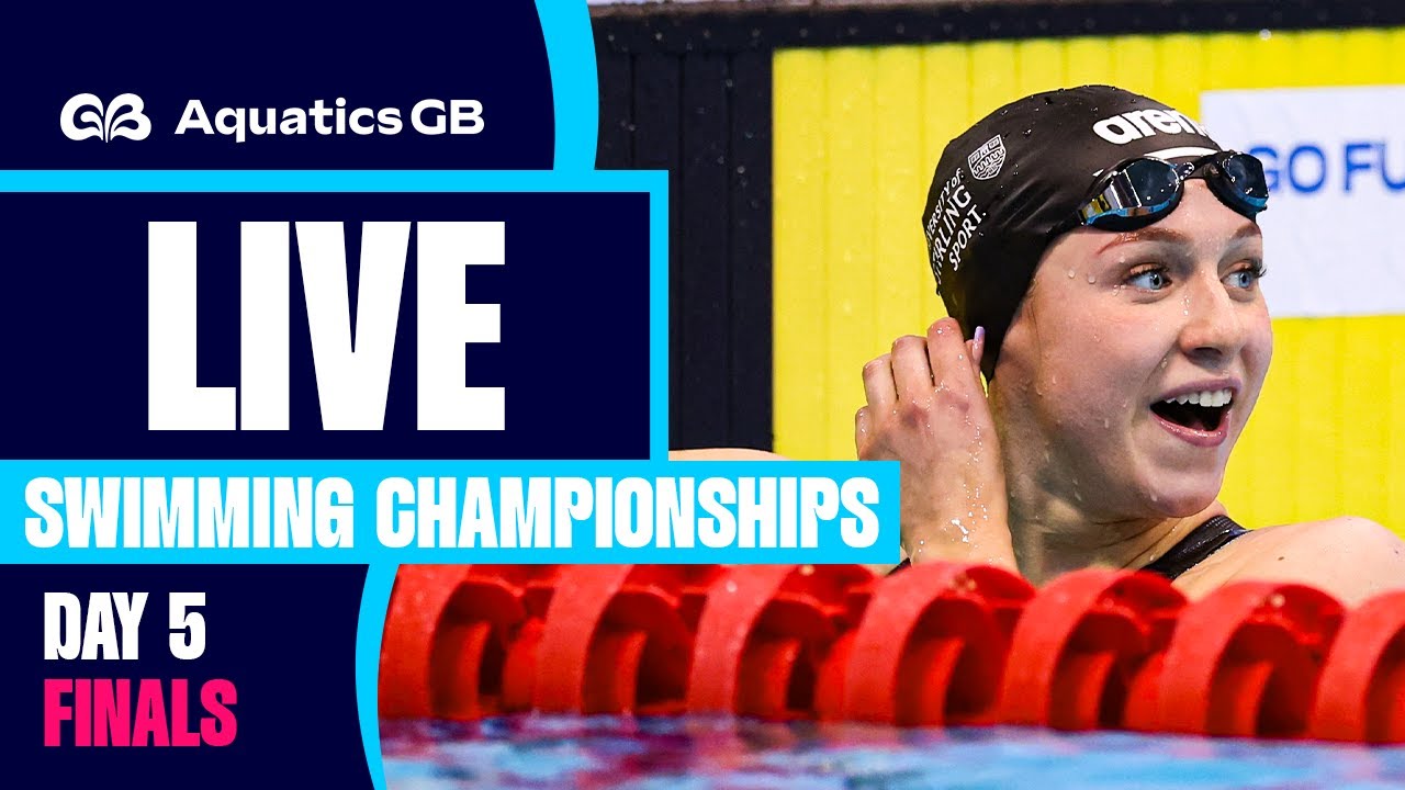 LIVE SWIMMING FINALS | Day Five (19th April) | Aquatics GB Swimming Championships 2025
