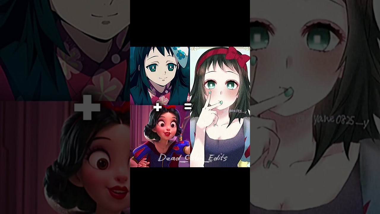Demon Slayer x Disney Princesses 💘🌸😍🏵️ 