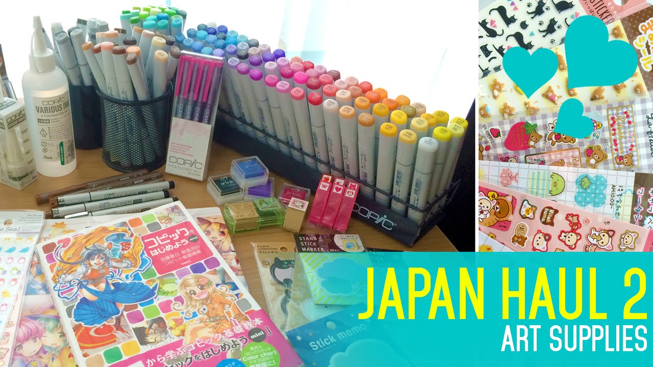 Japan Haul 2 - Art Supplies