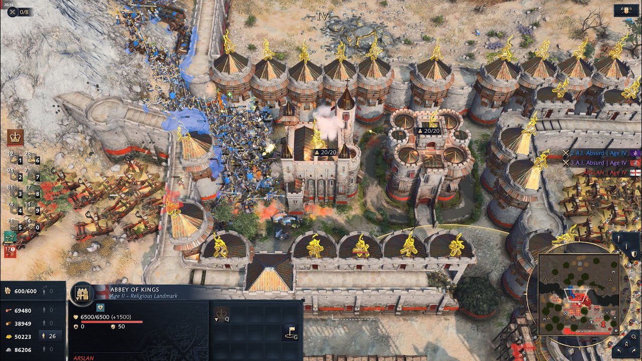 This English Castle Setup ERASED The Entire Rus & Byzantine Army | Age Of Empires 4