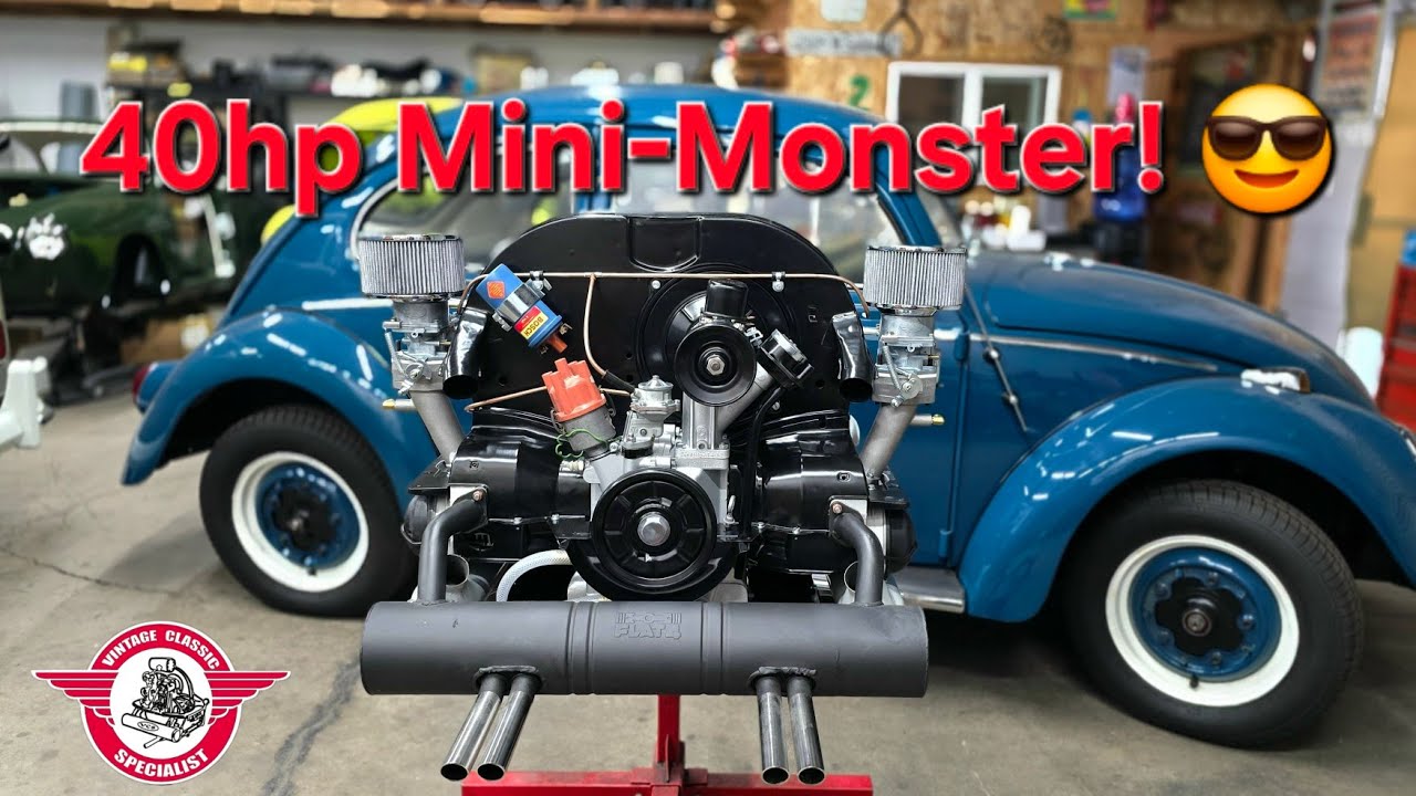 VCS Vintage VW Restoration shop daily update, Episode 652, progress on the 40hp 1700cc mini-monster