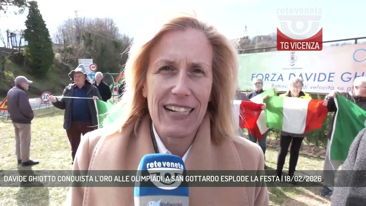 DAVIDE GHIOTTO CONQUISTA L'ORO ALLE OLIMPIADI, A SAN GOTTARDO ESPLODE LA FESTA | 18/02/2026