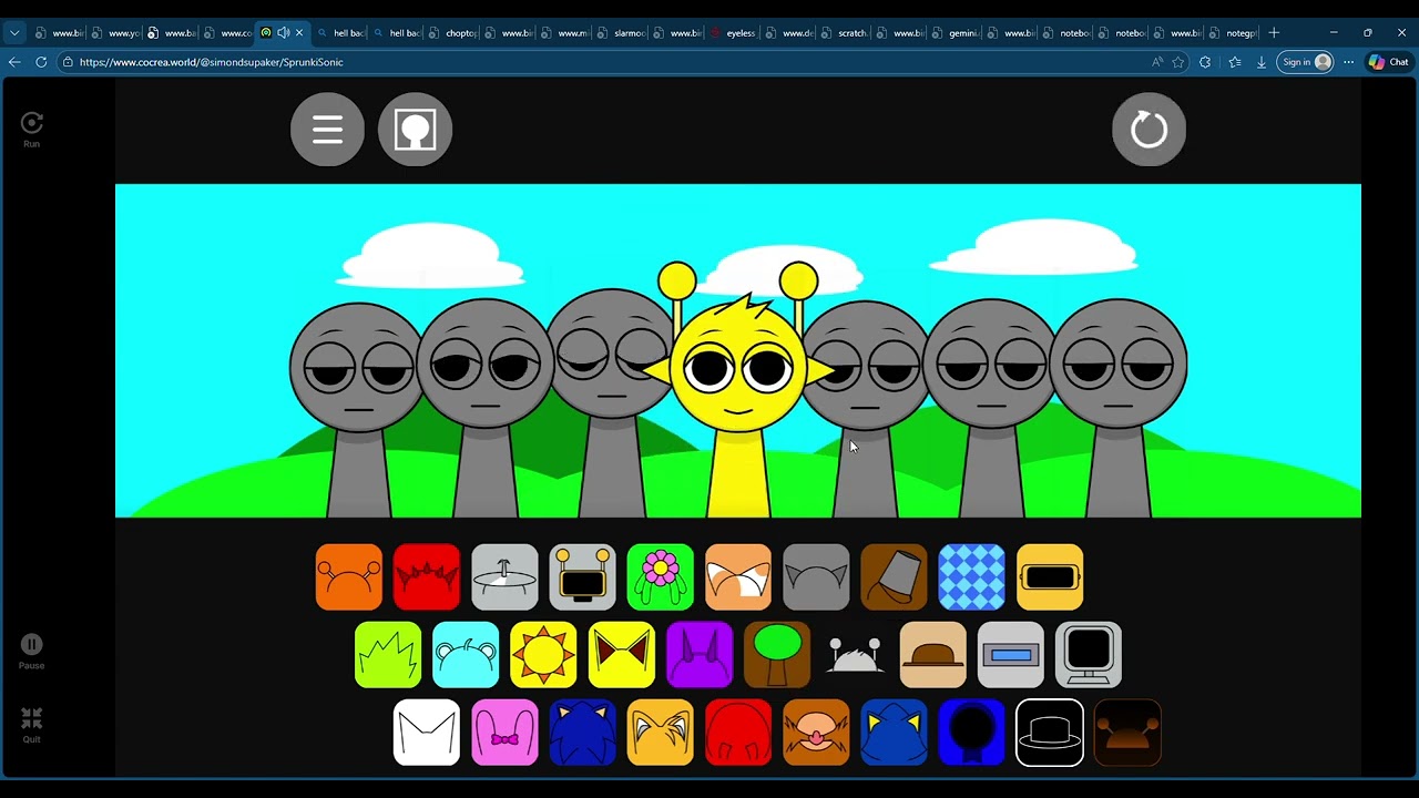 Sprunki & Sonic Phase 1 #sprunki #sonic #simondsupaker