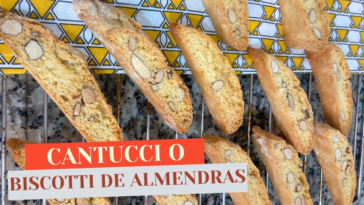 COMO HACER BISCOTTI DE ALMENDRAS / GALLETAS ITALIANAS! Super ricas y faciles de preparar!