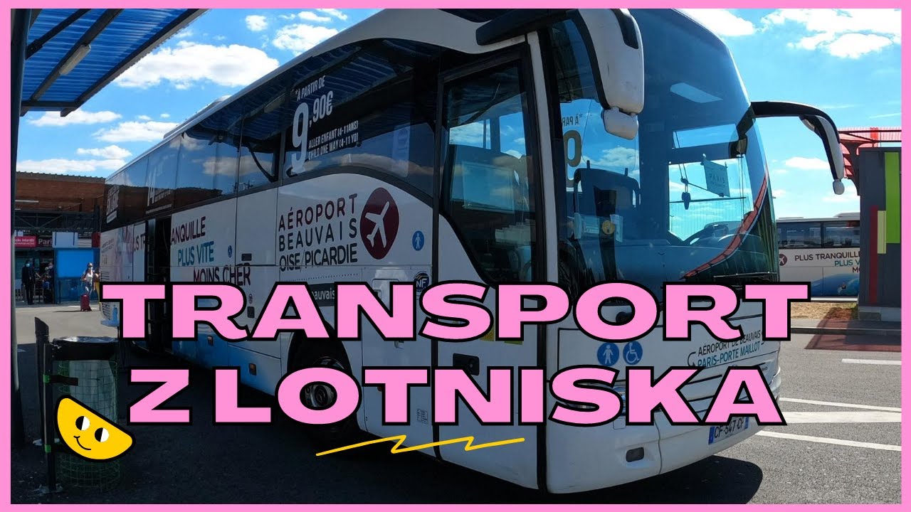 Dojście z lotniska Beauvais na przystanek shuttle busa