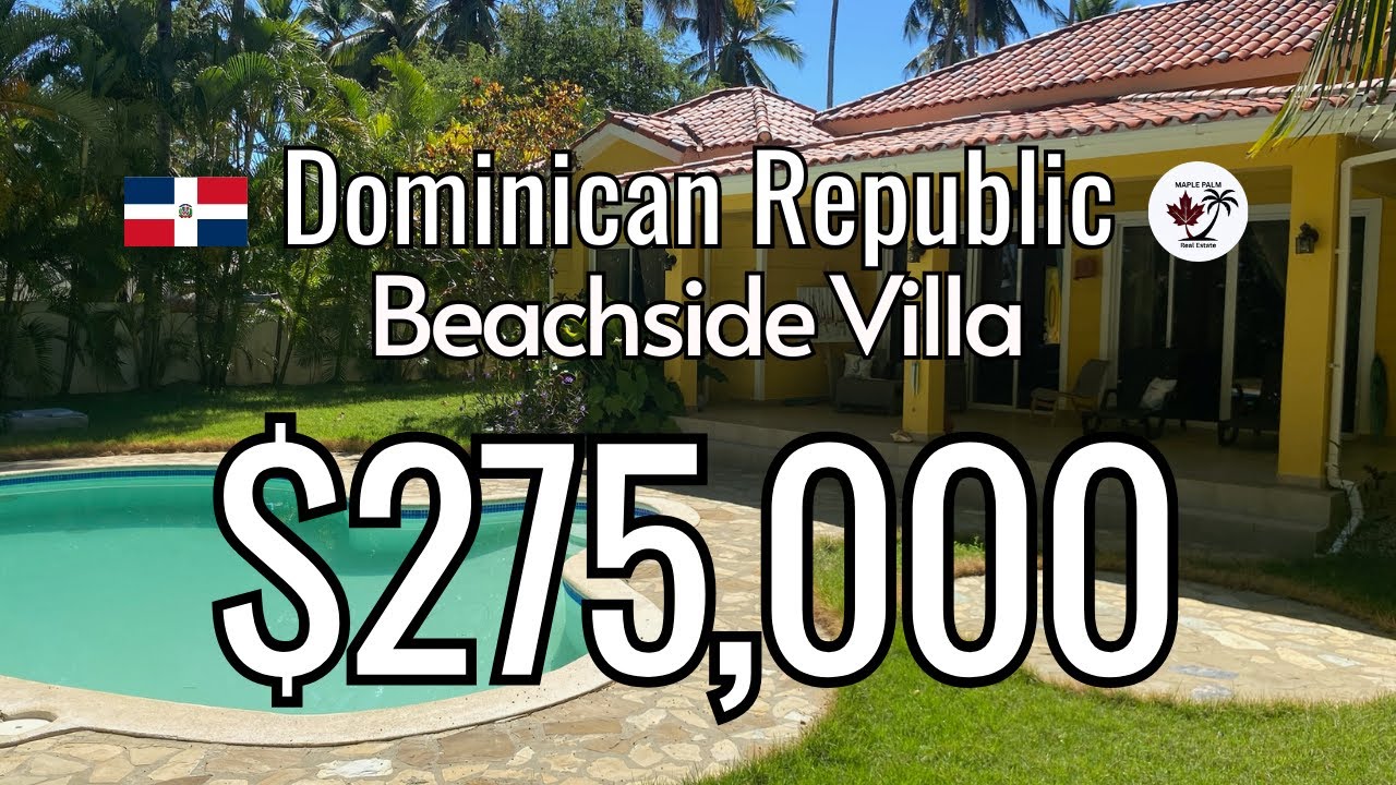 Tour This Beachside Villa $275,000 with NO HOA fees!