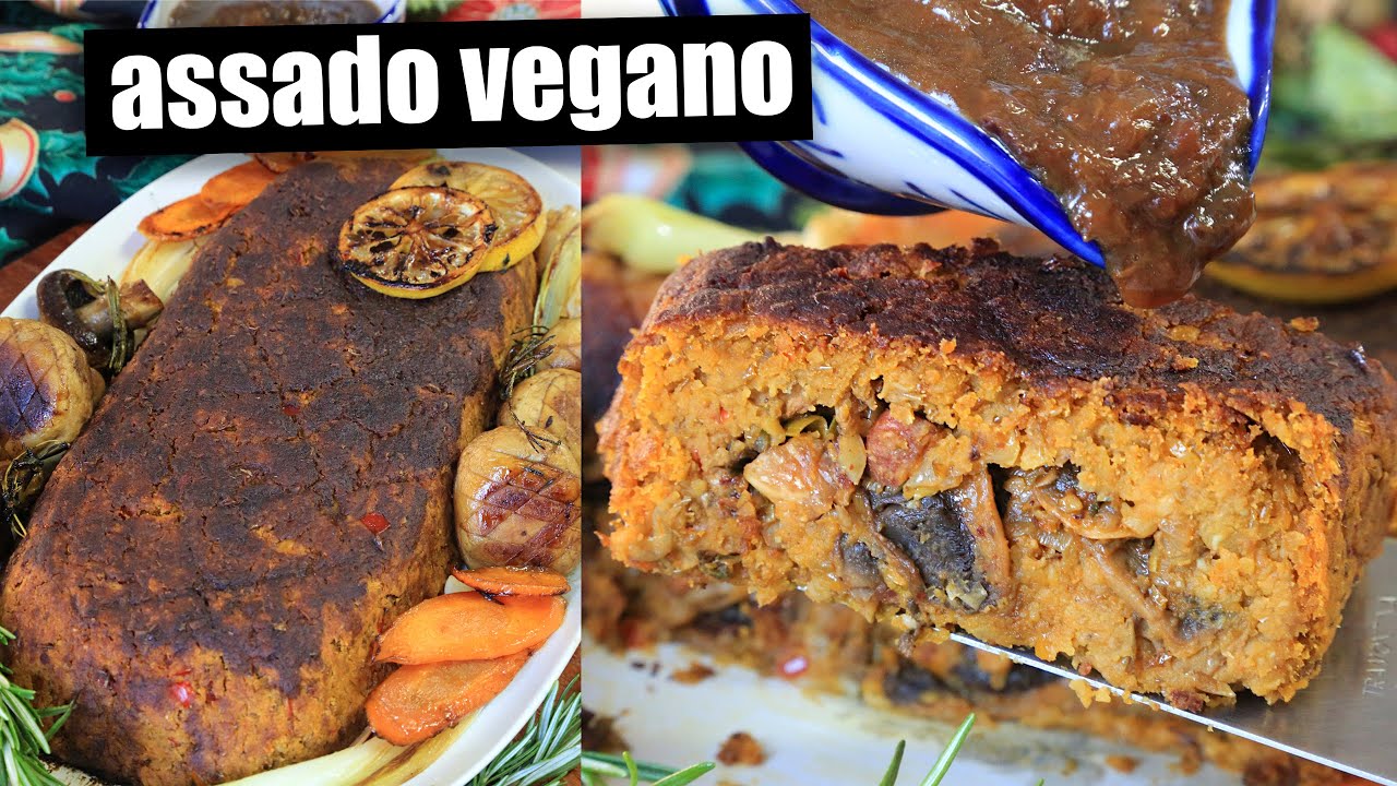 ASSADO VEGANO RECHEADO: PRATO PRINCIPAL DE NATAL + ACOMPANHAMENTO | Especial de Natal | TNM Vegg