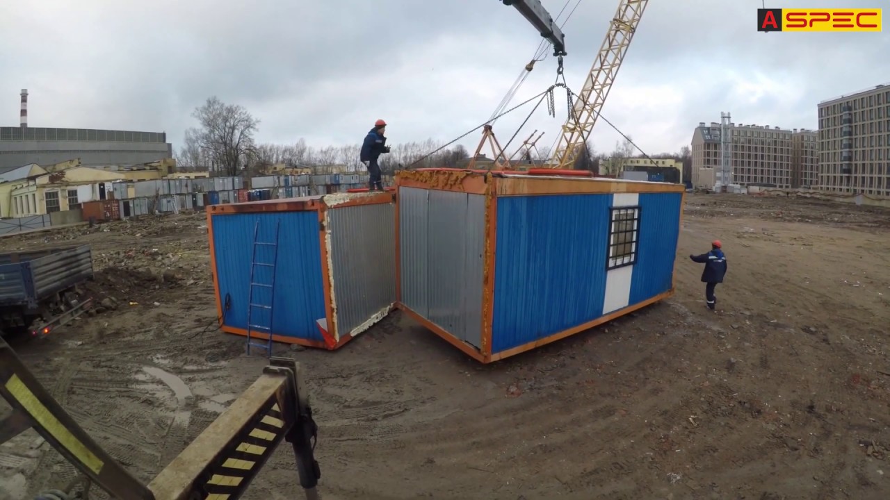Манипулятор: особенности работы, перемещение бытовок