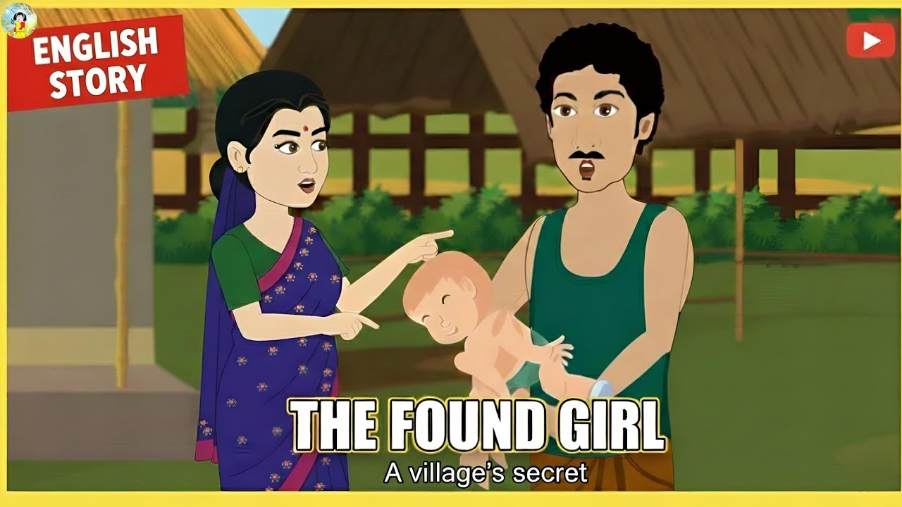 The Found Girl.  English Stories . English  animation Story..Story Point EN