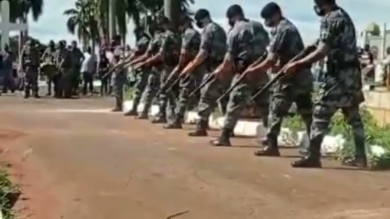 O cortejo e sepultamento do 3&ordm; sargento do Batalh&atilde;o de Choque aconteceu nesta ter&ccedil;a-feira (23)