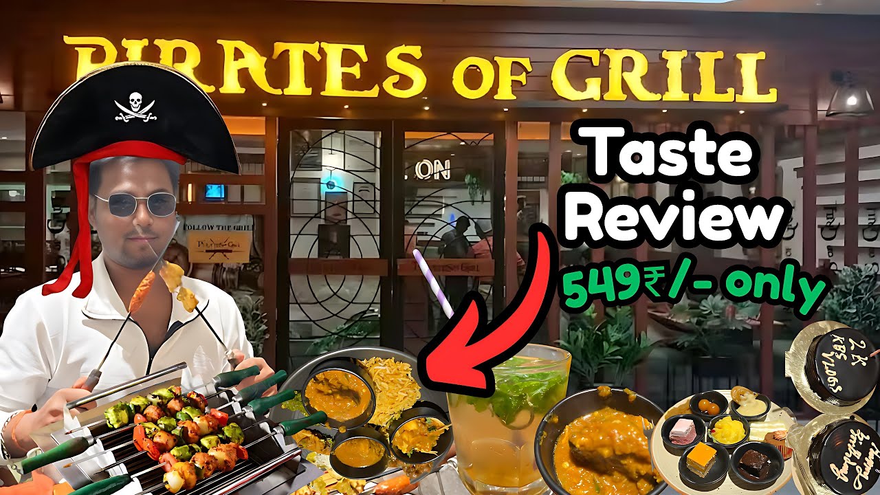 549₹/- में Unlimited buffet pirates of grill patna Taste Review 🧐| unlimited buffet in Patna