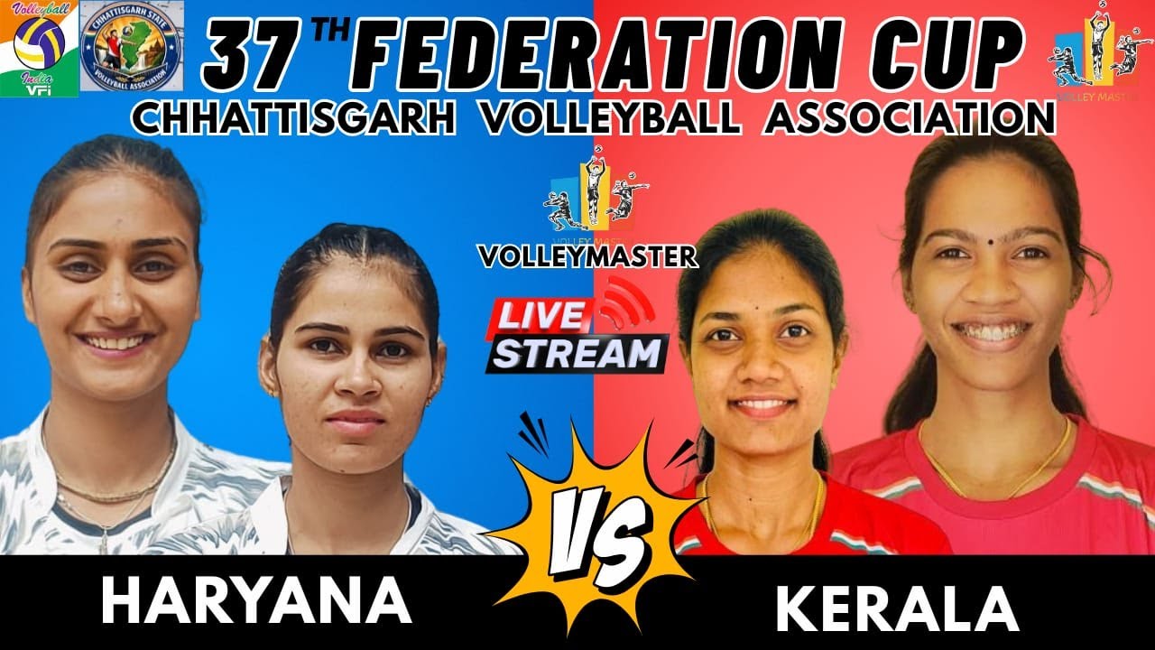 DAY-3|WOMEN| KERALA VS HARYANA | 37TH FEDERATION CUP VOLLEYBALL RAIPUR 2026