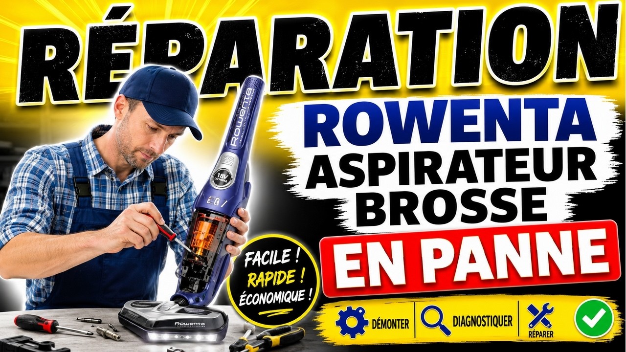 Réparation aspirateur Rowenta