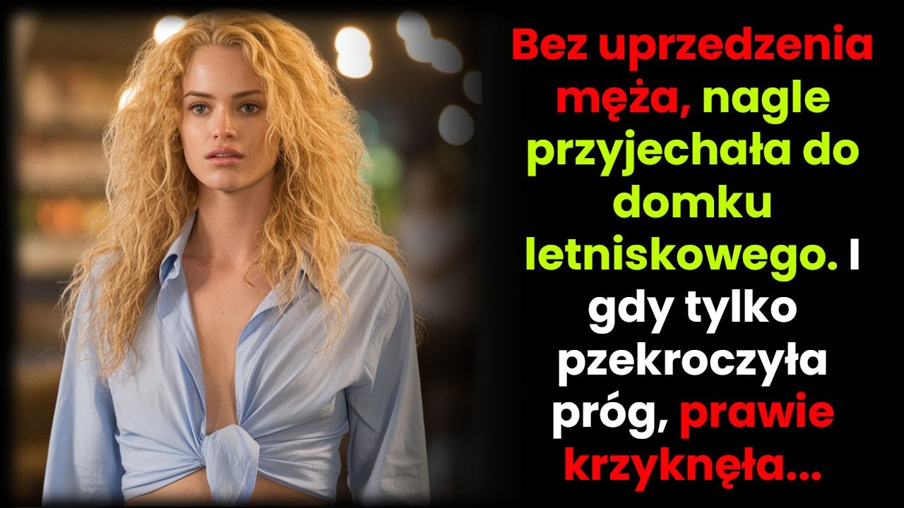 Przyjechała do domku letniskowego bez uprzedzenia męża. A po przekroczeniu progu...