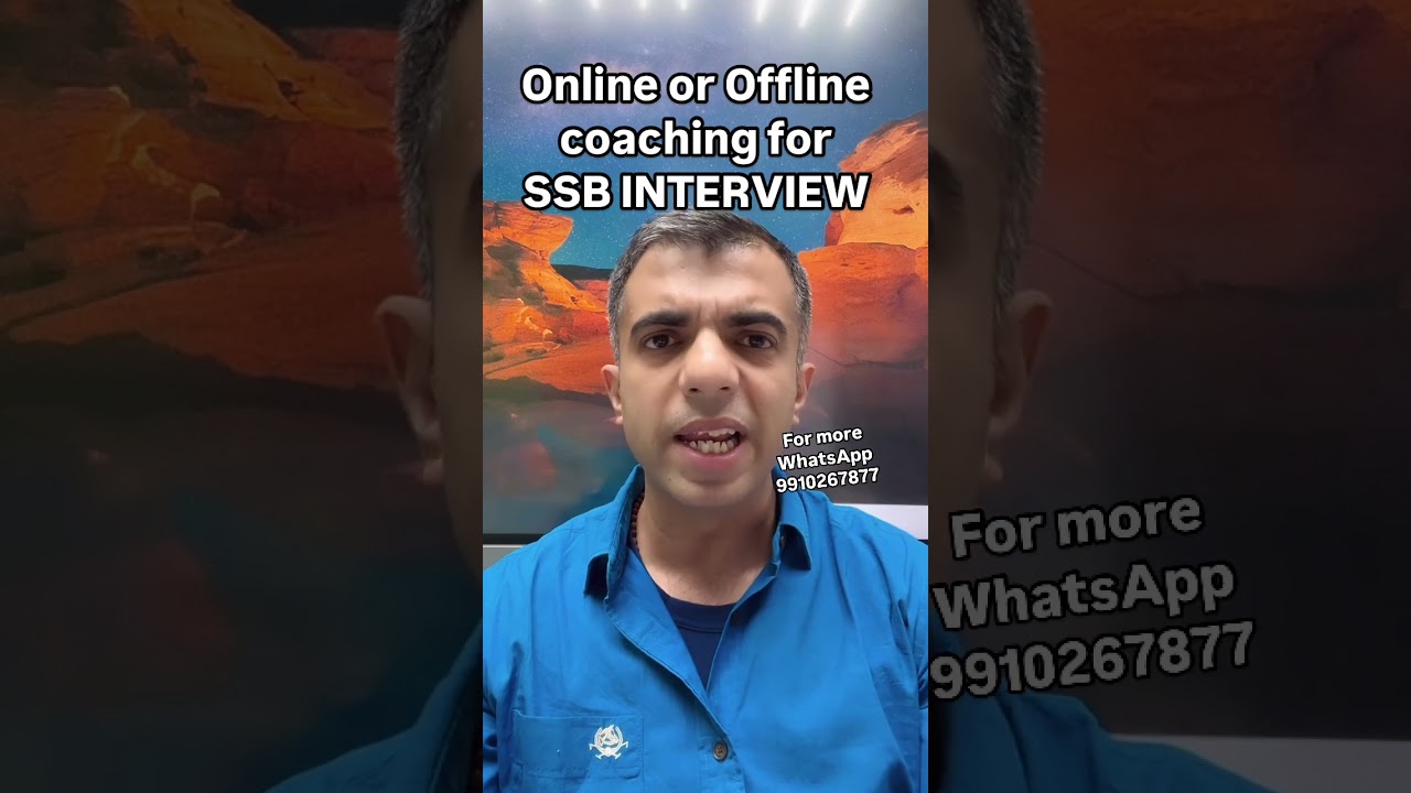Online or Offline Coaching for SSB INTERVIEW I ADVANTAGES & DISADVANTAGES #ssbinterview
