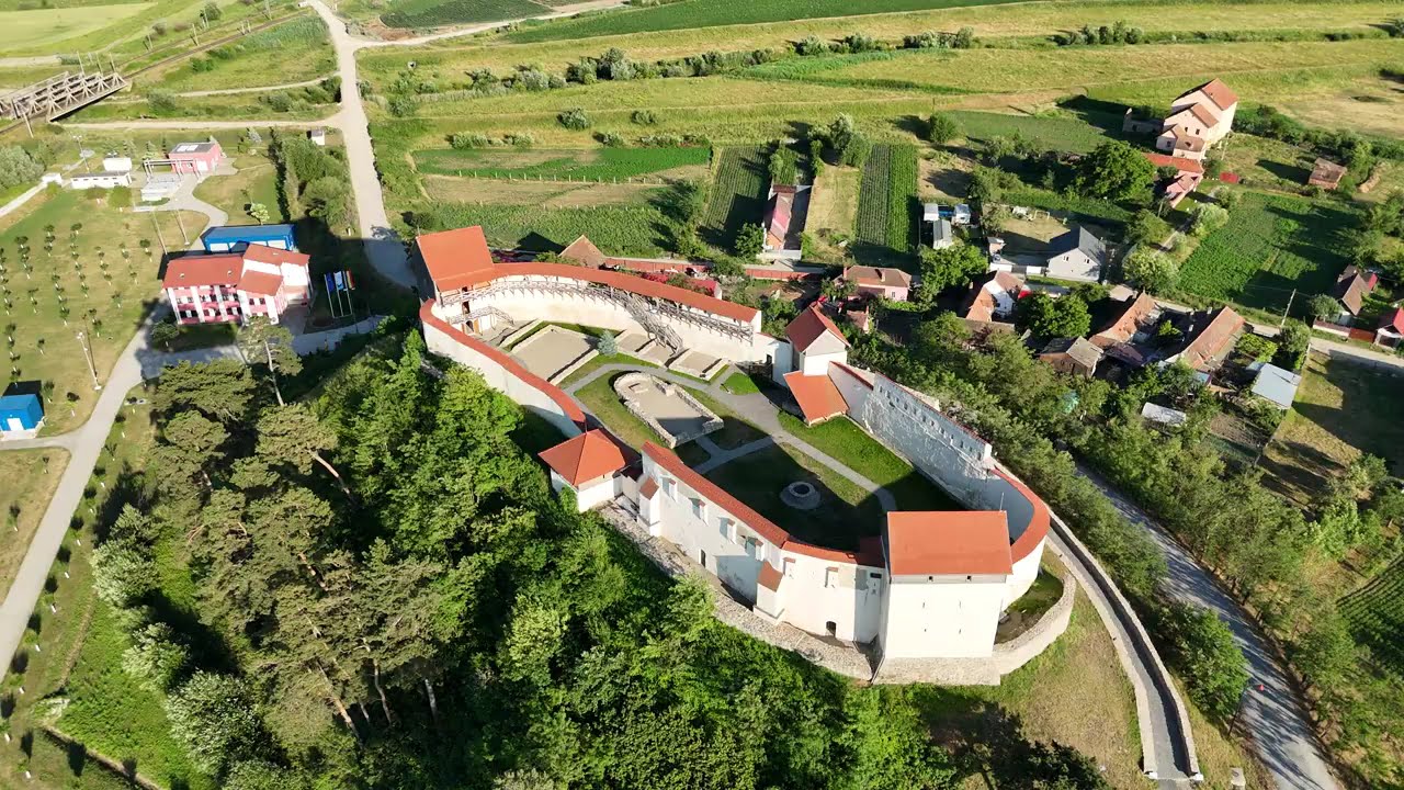Feldioara Fortress  #dji #drone #dronevideoproduction #romania #history #travelphotography