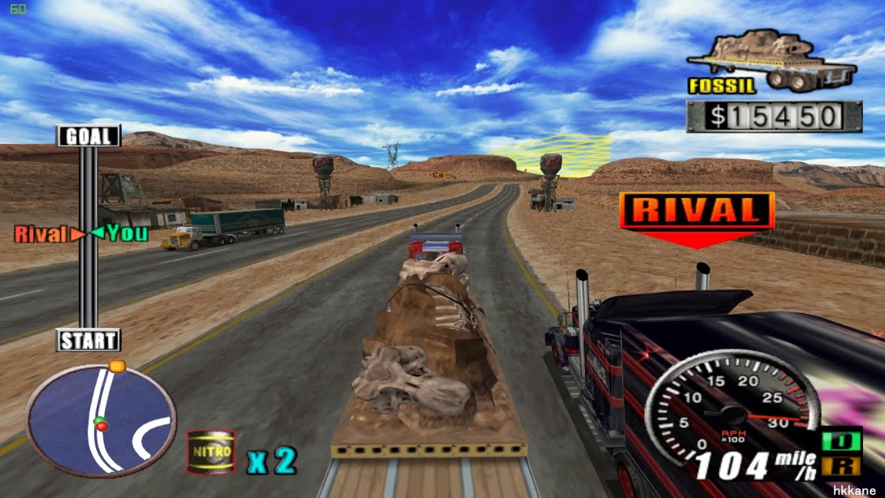 PS2 The King of Route 66 Gameplay