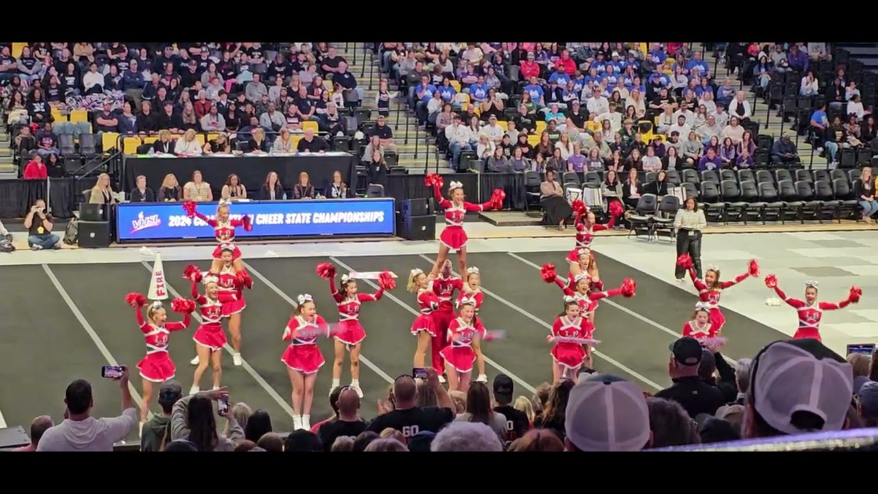 3a lord botetourt hs cheer 1st round - vhsl cheer state championship 2024