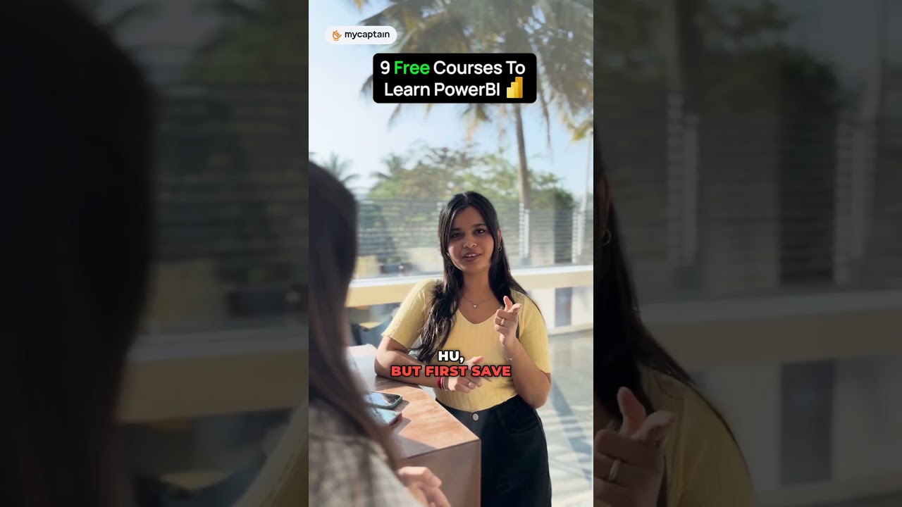 Free 9 powerBI courses #shorts