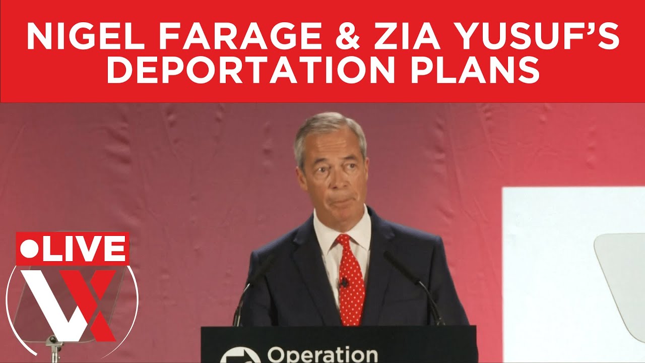 LIVE | Reform UK Leader Nigel Farage and Zia Yusuf Announce Party&rsquo;s Deportation Plans in Kidlington