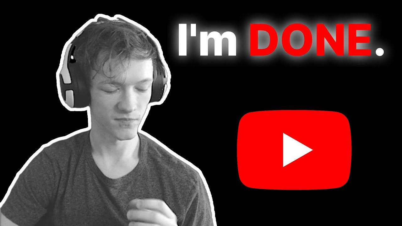 Я хочу уйти с YouTube.