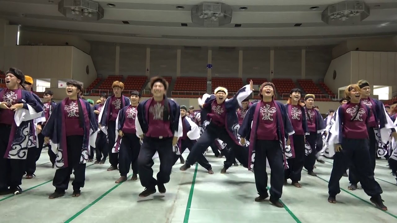 20181020長崎大学突風inYOSAKOIさせぼ祭り体文会場　最前列センター