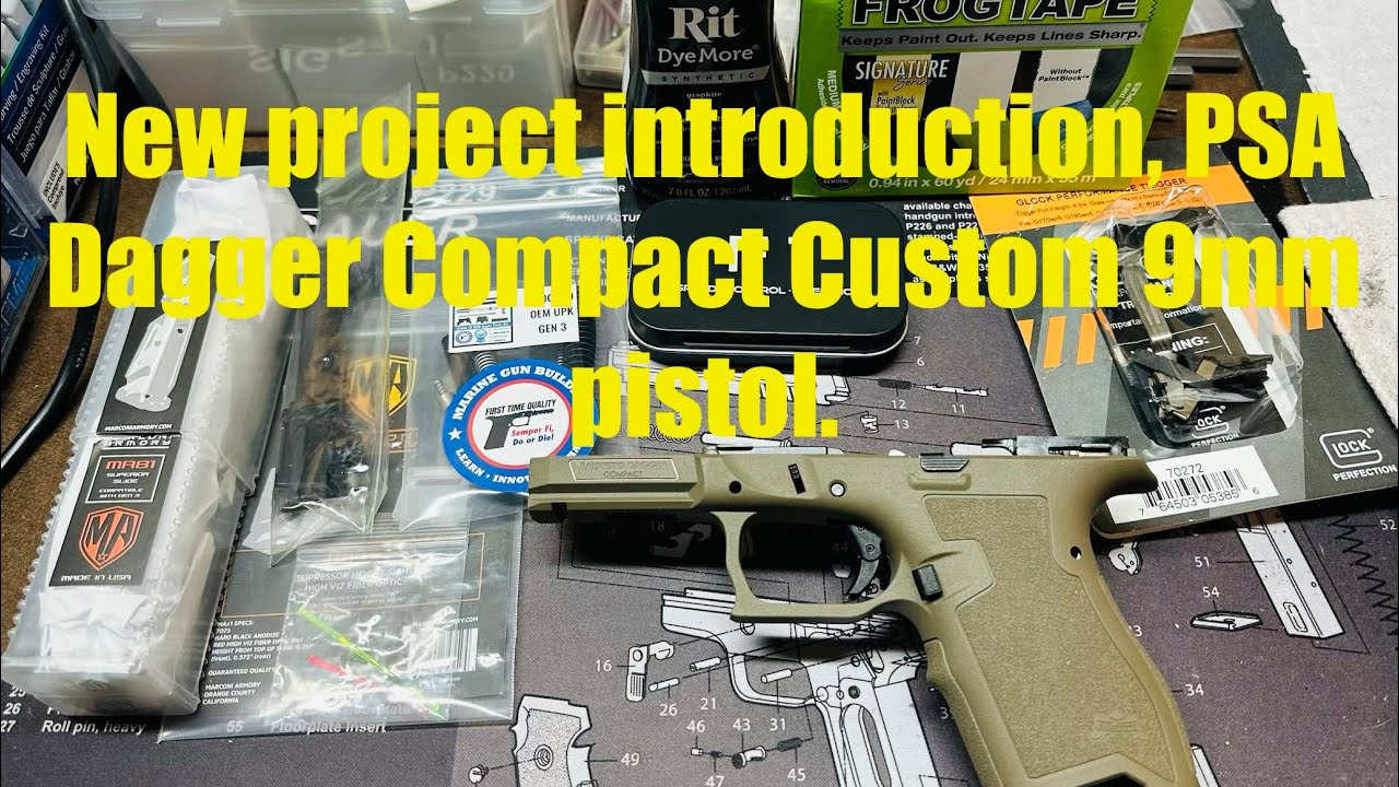 Пистолет PSA Dagger Compact FDE калибра 9 мм — представление нового проекта и подробный обзор. Пл...
