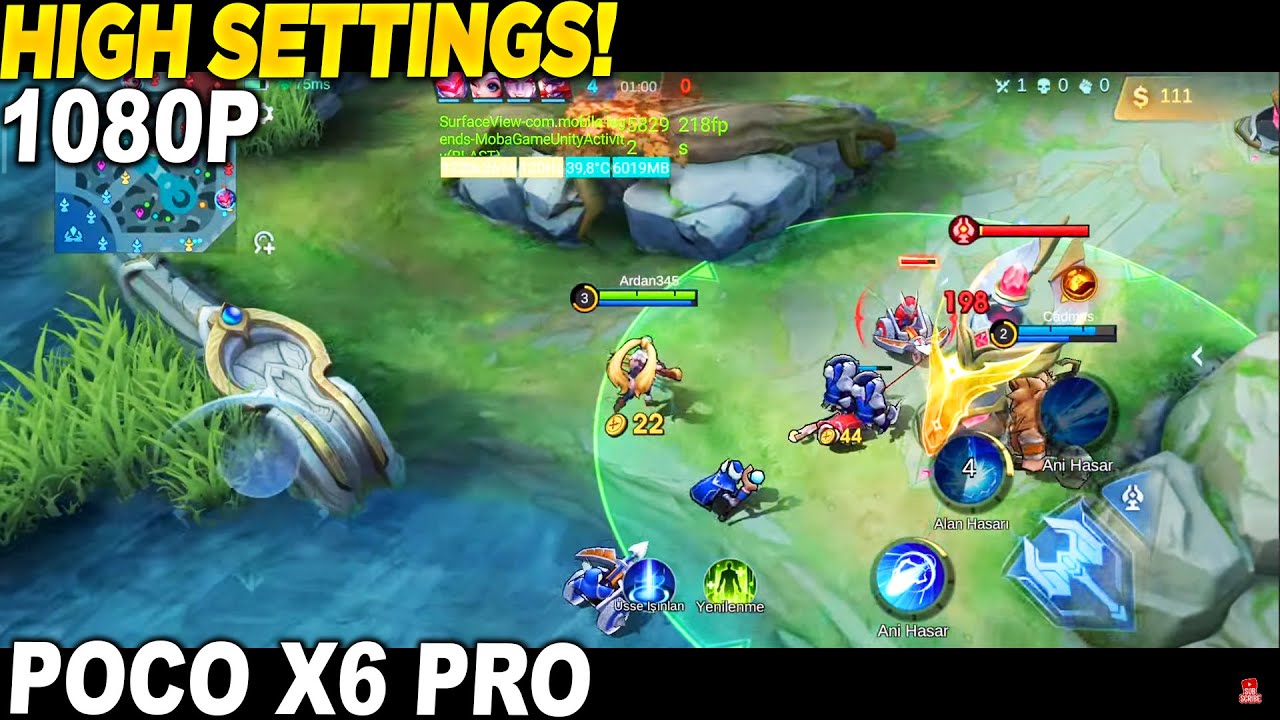 Poco x6 Pro Mobile Legends Bang Bang Dimensity 8300 Ultra