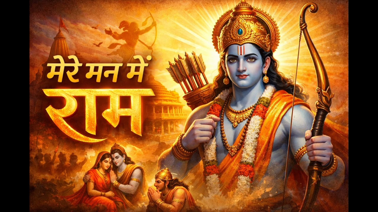 सुबह-सुबह इस भजन को सुनने से मन को शांति मिलेगी - Mere Man Mein Ram#ram #devotional #shorts #bhakti 
