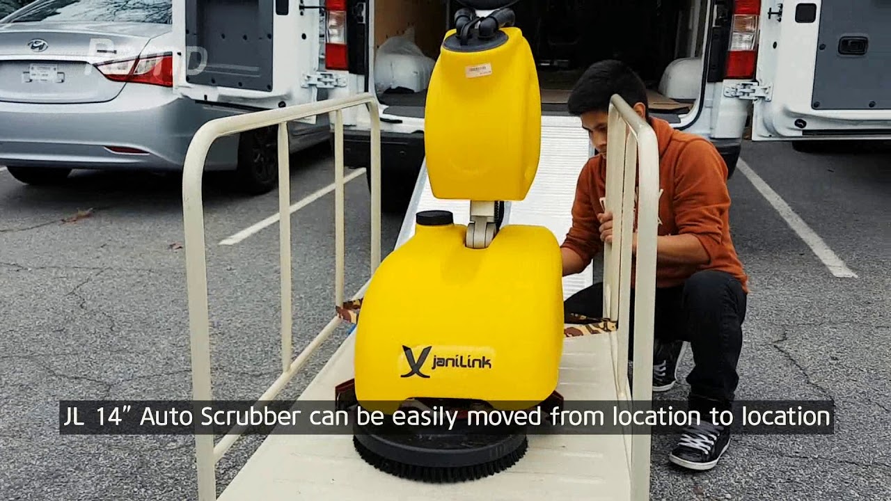 Loading Auto Scrubber made easy (JL AutoScrubber 14