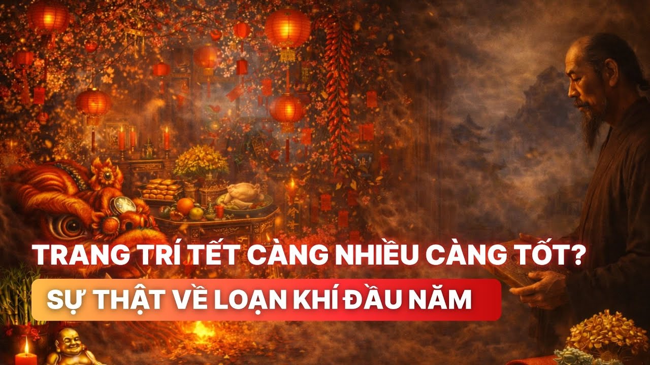 Trang trí Tết càng nhiều càng tốt? Sự thật về loạn khí đầu năm