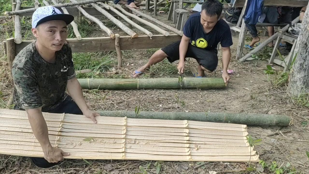 Cara buat lantai bambu