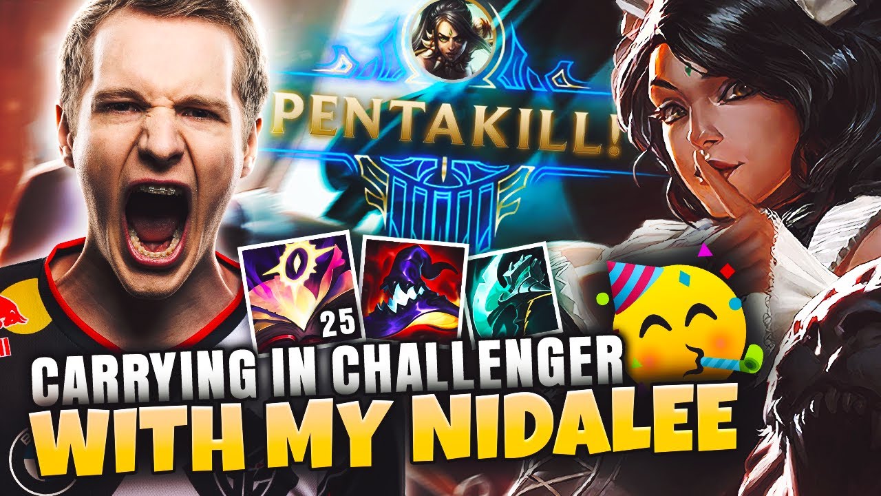 Jankos - 25 KILLS BIRTHDAY CARRY AND PENTAKILL WITH NIDALEE! 🥳🥳